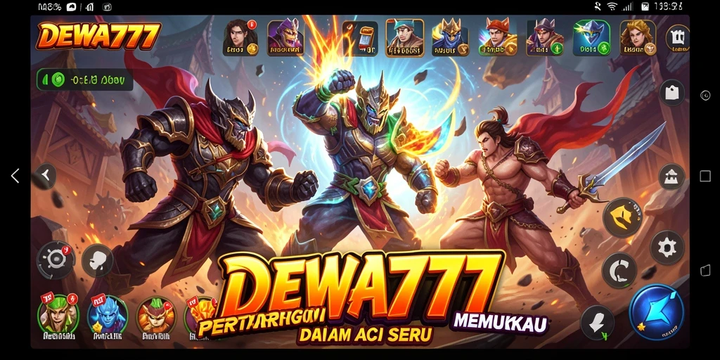 Gameplay seru DEWA777 dengan pertarungan mendebarkan.