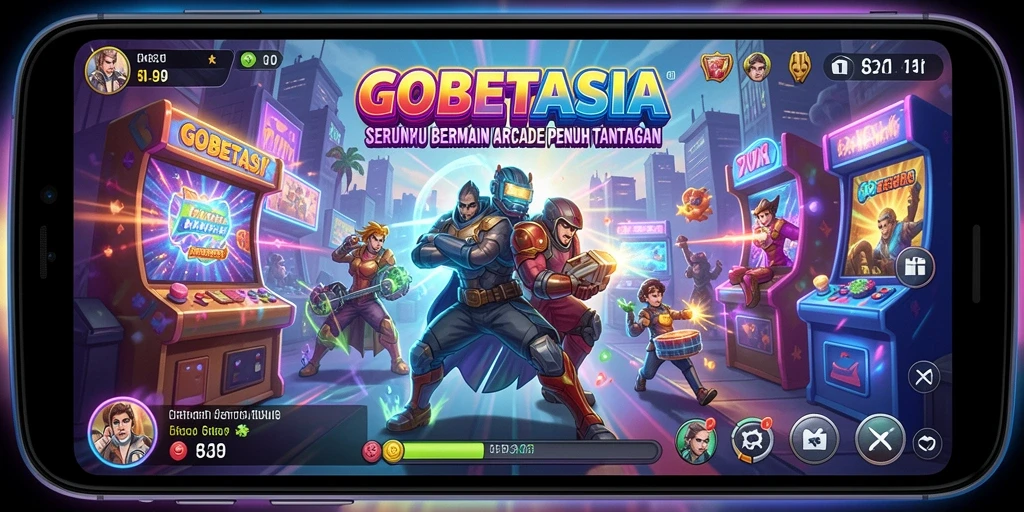 Tampilan gameplay GOBETASIA yang seru dan menantang.