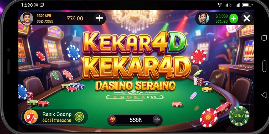 Screenshot menampilkan gameplay seru dari aplikasi Kasino KEKAR4D.