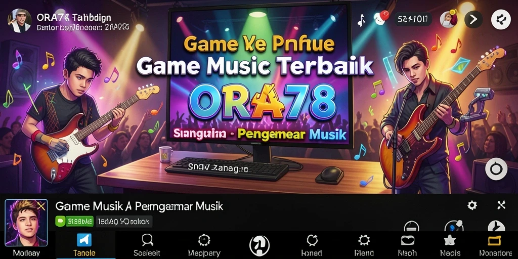 Tampilan gameplay menarik dari <strong>ORA78</strong> yang penuh warna.