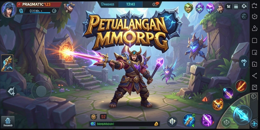 Tampilan permainan seru dari PRAGMATIC123 yang menampilkan aksi epic dalam MMORPG.