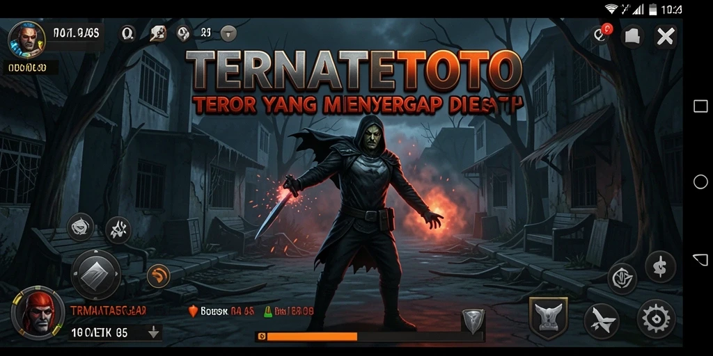 Screenshot menampilkan suasana mencekam di dalam game TERNATETOTO.